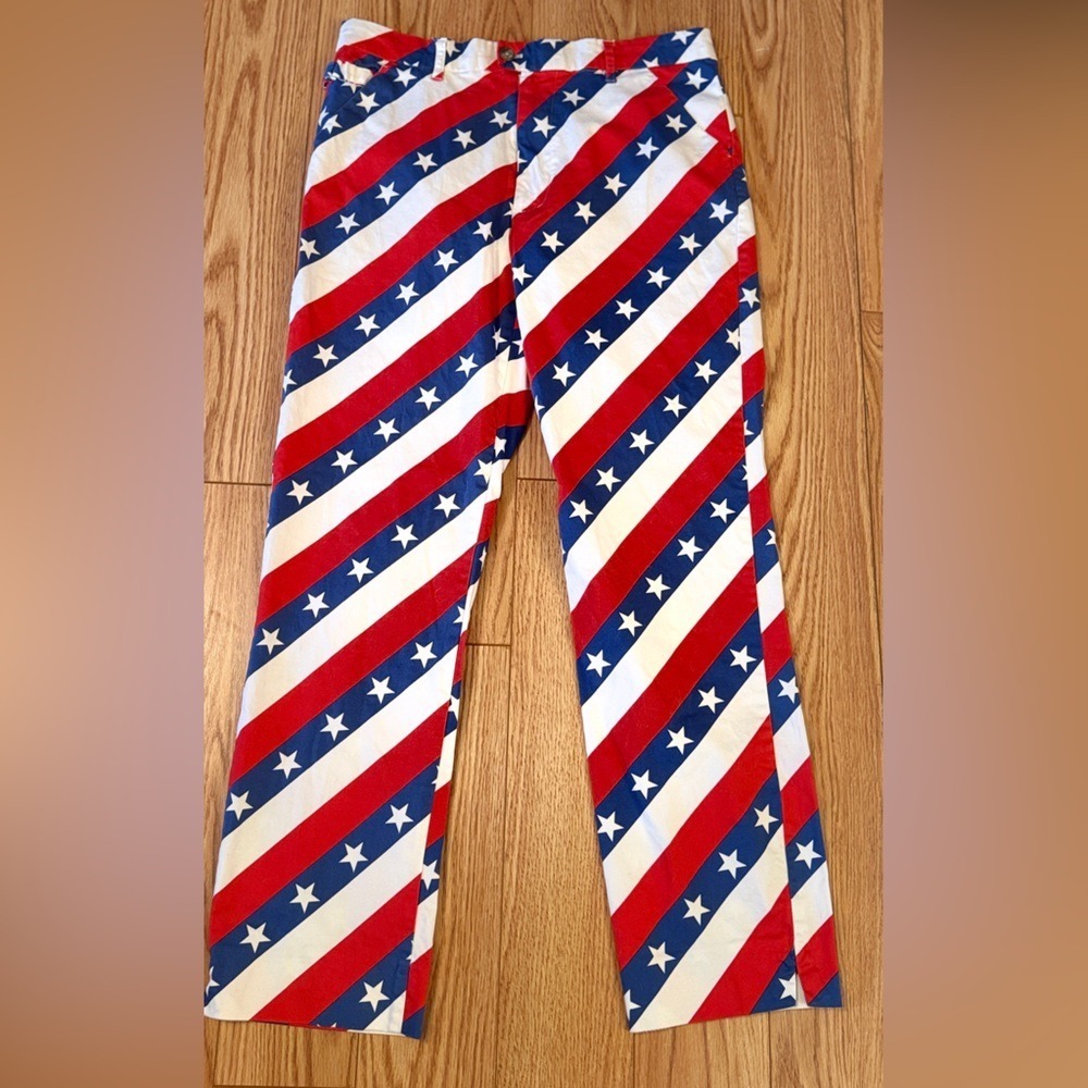 Royal & Awesome Men's Star-Spangled Casual Pants‎ sz 32 /30